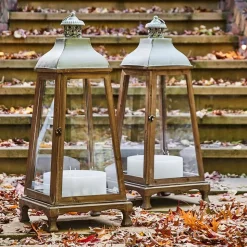 Antique Wooden Lantern
