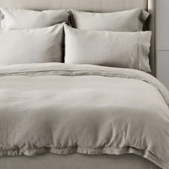 Antwerp Linen Fitted Sheet - Natural