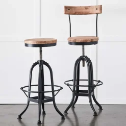 Axle Swivel Stool