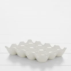 Blanc Egg Carton Plate