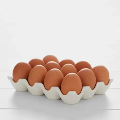 Blanc Egg Carton Plate