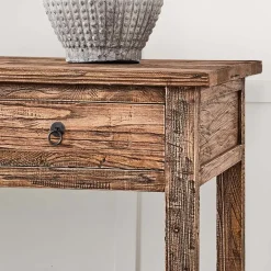 4 Drawer Elm Sofa Table
