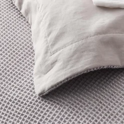 Flemish Quilt Cover - Dove