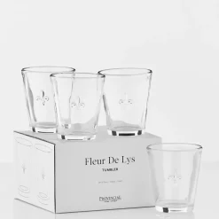 Fleur de Lys Tumbler 4 Pack