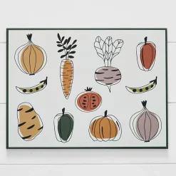 Harper Vegtables Placemat 30 Pk