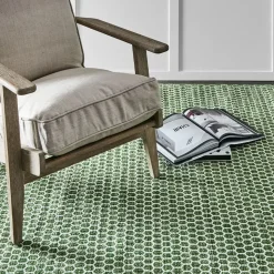 Hokey Rug - Emerald