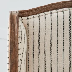 Khadi Hickory Stripe Armchair