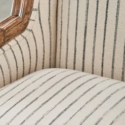 Khadi Hickory Stripe Armchair