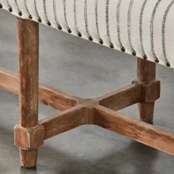 Khadi Hickory Stripe Bench