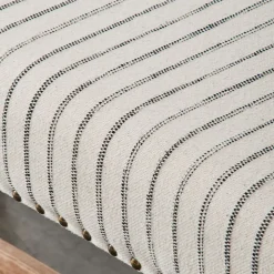 Khadi Hickory Stripe Bench