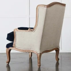 Khadi Indigo Armchair
