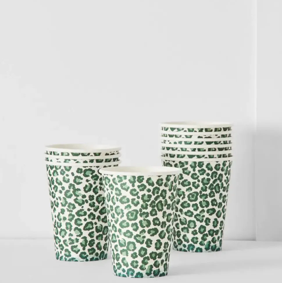 Leopard Paper Cups 10 Pk