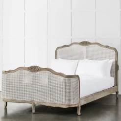 Rushworth Rattan Bed - Natural