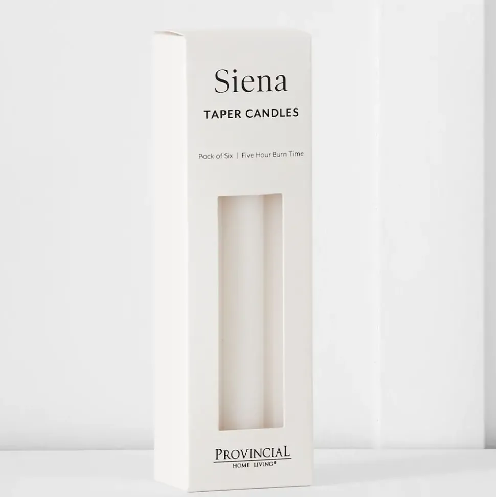 Siena Taper Candle 6 Pk
