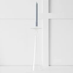 St Piere Glass Candlestick