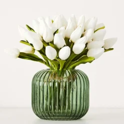 White Tulip Bunch